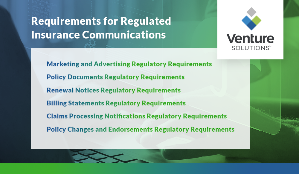 Requirements for Regulated Insurance Communications