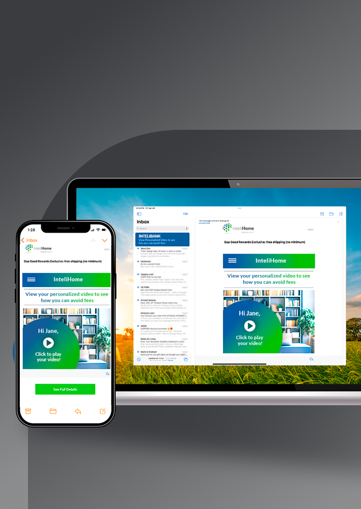 financial intelibank personalized video
